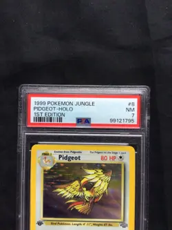 Pokemon Cards: 1st Edition Jungle Rare Holo: Pidgeot 8/64: PSA 7 - Image 3