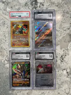 Pokemon Japanese Slab Bundle | 4 Cards | CGC gem mint PSA holo [SEE photos] - Image 1