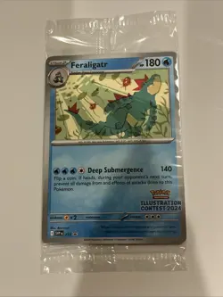 Feraligatr - 213 (Illustration Contest 2024) Scarlet & Violet SEALED PROMO Card - Image 1