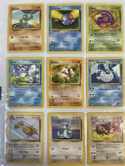 Vintage Pokemon Base Set Lot Cards (81) Fossil, Neo, Jungle, Pokemon Binder TCG - Image 4