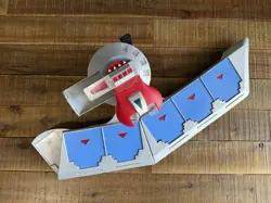 Yu-Gi-Oh! Duel Disk Battle City Card Launcher Konami 1996 Cracked Tray Works - Image 1