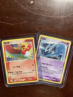 2007 Pokemon Ho-Oh + Lugia (2 Card Set) Holo Pop Series 5 Ungraded - Image 1