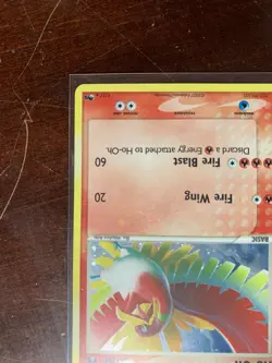 2007 Pokemon Ho-Oh + Lugia (2 Card Set) Holo Pop Series 5 Ungraded - Image 3