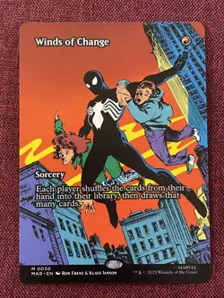 Winds of Change #30 FULL ART NM/M MTG Spiderman Magic Card - Image 1