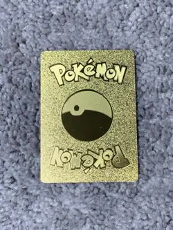 Pokemon Slowpoke&Psyduck GX HP250 Tag Team Ditch&Splash Gold Foil Fan Art Card - Image 2