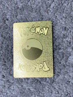 Pokemon Slowpoke&Psyduck GX HP250 Tag Team Ditch&Splash Gold Foil Fan Art Card - Image 3