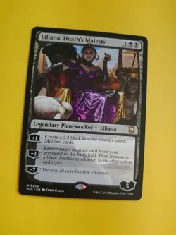 Liliana, Death's Majesy. Mythic. Planeswalker M0200 MTG Card. - Image 2