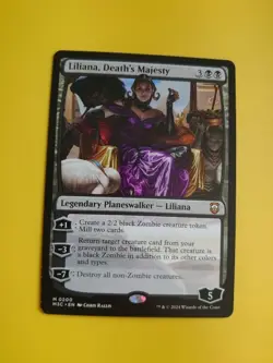 Liliana, Death's Majesy. Mythic. Planeswalker M0200 MTG Card. - Image 3