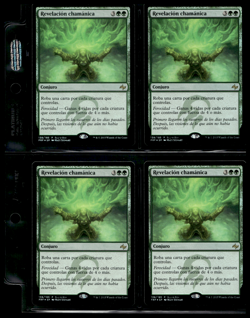 MTG x4 Spanish Shamanic Revelation Buy a Box Promo Playset MP - Image 1