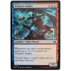 x4 Tempest Angler Bloomburrow Multi-Color Creature Otter Wizard MTG Common M/NM - Image 1