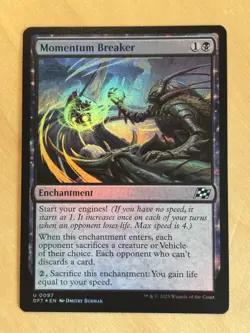 MTG Magic the Gathering Momentum Breaker Foil Aetherdrift NM - Image 1