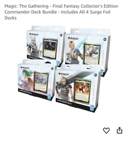 Magic The Gathering Final Fantasy Collector’s Edition Commander Deck Bundle NEW - Image 4