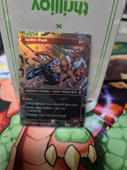 🔥 Spider-Punk (Borderless Foil) - 0207 - Marvel's Spider-Man MTG - NM/M! - Image 1