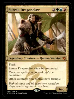 MTG Surrak Dragonclaw LP Light Play Khans of Tarkir [1951] - Image 1