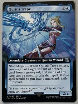 MTG Final Fantasy Quistis Trepe Legendary Creature UNCOMMON REGULAR #0440 - Image 1