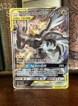 Pokemon TCG: Pikachu & Zekrom GX Promo Sun & Moon SM168 NM - Image 3