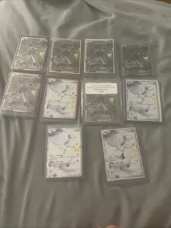 10 X Zekrom & Reshiram #113/114 Celebrations NM/Near Mint Pokemon 2021 #114/114 - Image 1