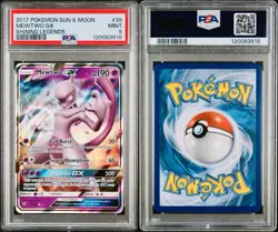 POKEMON PSA 9 MEWTWO GX 39/73 SHINING LEGENDS ENGLISH 2019! - Image 3