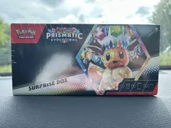 Pokemon TCG - Scarlet and Violet Prismatic Evolutions Surprise Box - IN HAND! - Image 1