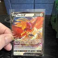 Pokemon Ho-Oh V 140/195 Silver Tempest Ultra Rare Holo NM/MINT - Image 1