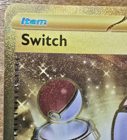 Pokemon TCG Switch Trainer 206/165 Full Art Gold Secret Rare SV151 2023 NM/M - Image 2