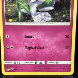 Kirlia (Galaxy Swirl) 92a/147 Cosmos Holo Burning Shadows Pokemon TCG - Image 2