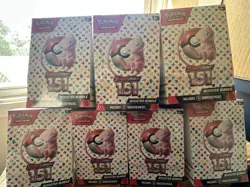 Pokemon TCG Scarlet Violet Booster Pack 151 Lot of 7, Sealed/New - Image 1