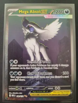 Mega Absol ex 180/132 Special Illustration Rare SIR Mega Evolutions Pokemon TCG - Image 1