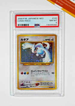 Pokemon PSA 8 Lugia #249 Holo Neo Genesis 2000 Japanese - Image 1