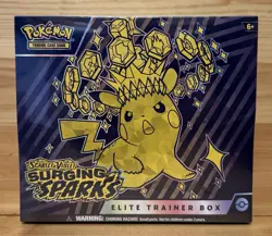 Pokemon Scarlet & Violet Surging Sparks Sealed Elite Trainer Box ETB - Image 1
