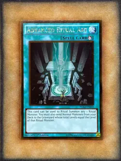 Yugioh Advanced Ritual Art PGL2-EN050 Gold Rare 1st Ed NM - Image 1
