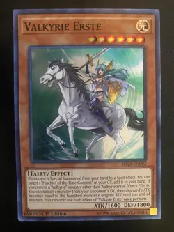 YUGIOH! VALKYRIE ERSTE SHVA-EN003 1st Edition NM - Image 1