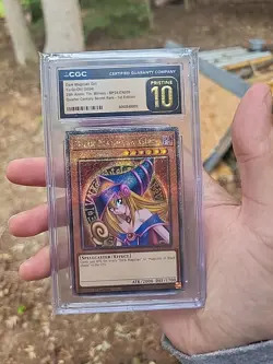Yugioh Dark Magician Girl Mp24-EN009 QCR Secret Dueling Mirrors CGC PRISTINE 10 - Image 1
