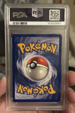 1999 Pokemon Base Set Unlimited #4 Charizard Holo Card PSA 5 - Image 2