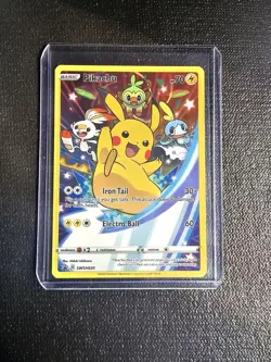 Pikachu SWSH020 Sword & Shield Promo Cards Holo MINT - Image 1