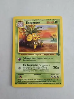 Exeggutor Pokemon Card Jungle Set Unlimited Uncommon Exeggutor 35/64 WOTC NM - Image 1