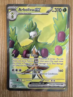 Arboliva ex 207/182 Ultra Rare Pokemon Card TCG 2025 S&V Destined Rivals NM - Image 1