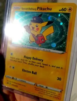Special Delivery Pikachu SWSH074 SWSH: Sword & Shield Promo Cards Holo - Image 3