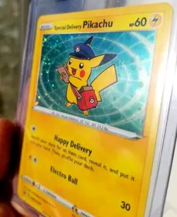 Special Delivery Pikachu SWSH074 SWSH: Sword & Shield Promo Cards Holo - Image 4