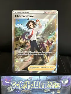 Pokemon Card Cheren's Care GG58/GG70 Full Art Trainer Crown Zenith L/P - Image 1