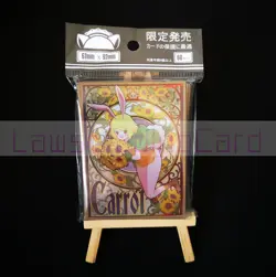 One Piece - Carrot Foil Card Sleeves 67mmX92mm 60ct Standard Size - Image 1