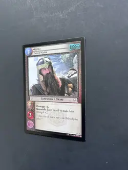 *FOIL* GIMLI, SON OF GLOIN (0P12) LORD OF THE RINGS TRADING CARD GAME - Image 3