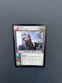*FOIL* GIMLI, SON OF GLOIN (0P12) LORD OF THE RINGS TRADING CARD GAME - Image 5