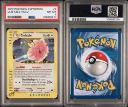 Clefable PSA 8 Expedition Holo E Series 2002 Pokemon Card Holo NEAR MINT LOW POP - Image 1