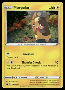 Morpeko NM SWSH116 SWSH: Sword & Shield Promo Cards Pokemon Card - Image 1