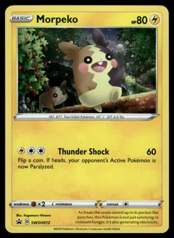 Morpeko NM SWSH012 SWSH: Sword & Shield Promo Cards Pokemon Card - Image 1