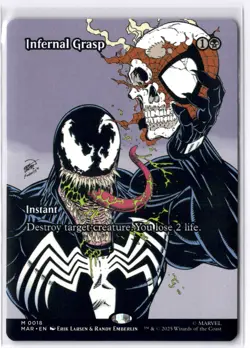 Infernal Grasp (Borderless) 18 MTG Marvel Eternal-Legal Non-Foil NM/M - Image 1