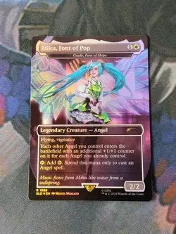 Miku, Font of Pop Promo - Rainbow Foil | Secret Lair | NM | MTG - Image 1