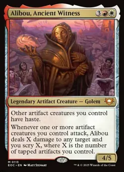 x1 Alibou, Ancient Witness M MTG Commander: Edge of Eternities M/NM, English - Image 1