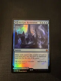 MTG: Sea Gate Restoration - Zendikar Rising - FOIL - Image 1